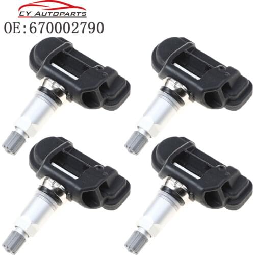 4PCS New TPMS Tire Pressure Monitor Sensor For Mercedes-Benz E350 C350 433MHZ 670002790