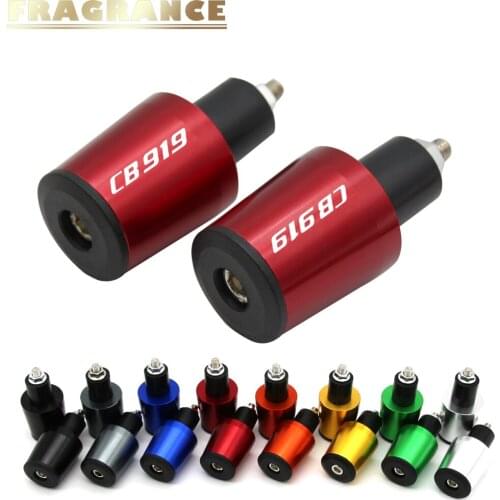 Motorcycle Accessories 7/8'' 22MM Handlebar Grips Handle Bar Cap End Plugs For Honda CB919 CB 919 2002-2007