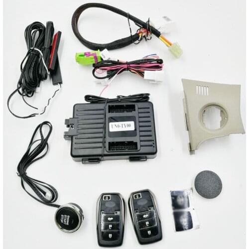For Toyota Corolla 08-13 Car Alarm Engine Push Button Start Stop Remote Key Start Stop Keyless Entry with Panel Plug and Play