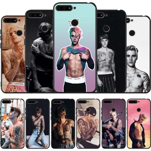 Bieber black Silicone Phone Case For honor 30 20 Pro 8 8X 9 10 20 Lite Mate 10 20 30 Lite Pro cover