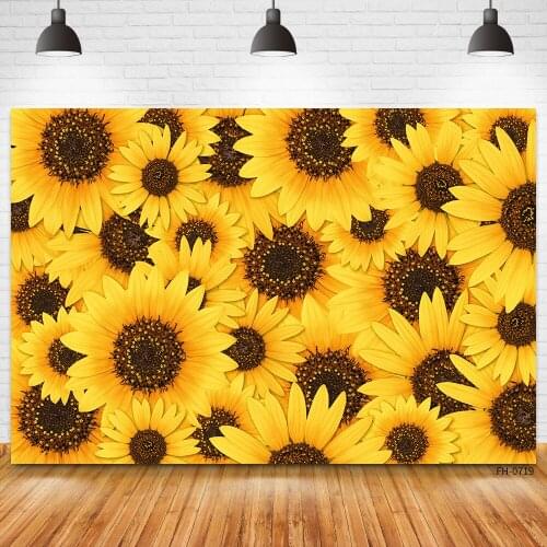 Wedding Valentines Day Photography Backdrops Yellow Flowers Background For Baby Shower Newborn Birthday Photo Studio Photocall