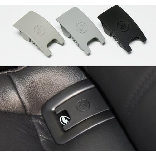 Car Rear Seat Hook ISOFIX Cover Child Restraint for Audi A4 A6 Black Grey 4G8887187 09-16 Rear Seat Slot Trim Cover