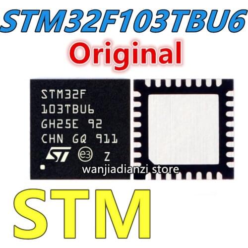 New and original STM32F103TBU6 103T8U6 103CBU6 Microcontroller chip QFN 32-bit microcontrollers MCU microcontroller