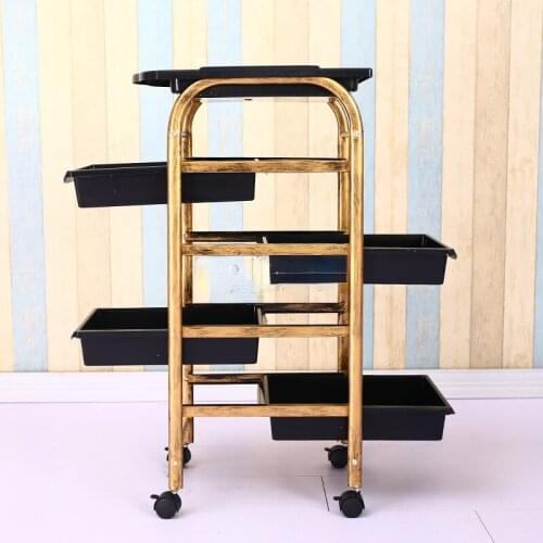Multi-layer Hairdressing Cart Hair Salon Stroller Hairdressing Tool Car Beauty Cart Barber Shop Stroller Hairdressing Bar