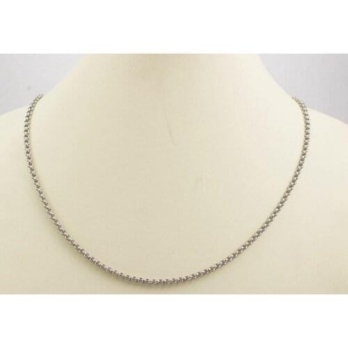 Fashion Necklace Jewellery Long Chain Necklace Stainless Steel Color Chain Necklace For Women and Men