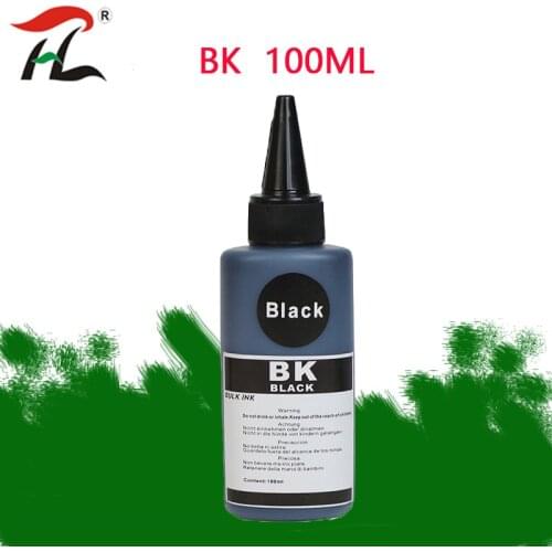 Black 100ML Refill Dye Ink Kit For HP Canon Epson Brother ALL Refillable Inkjet Printer Cartridgeuniversal refill ink kit