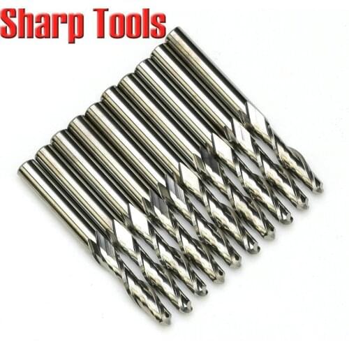 4x15mm 2 Flute Ball Nose Milling Cutter Wood Router Bit CNC Engraving Tool Spiral 3D Carving Solid Tungsten Carbide Endmill Set