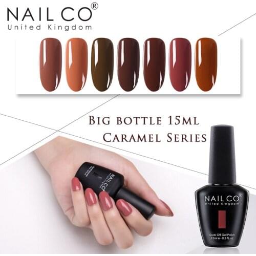 NAILCO Caramel Series Gel Nail Polish LED Gel Hybrid Nail Polish Beauty Gift UV Varnish Gel Lacquer Nail Polish Gellack Nail Art