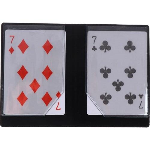 Optical Wallet Card Appearing Magic Tricks Wallet Melting With Magnet Card Street Stage Close Up Magic Illusion Mentalism