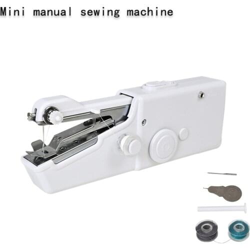 Sewing Machine Mini Manual Small Portable Kits For Needlework Useful Things Sew A Broder Multifunctional Domestic DIY assistant