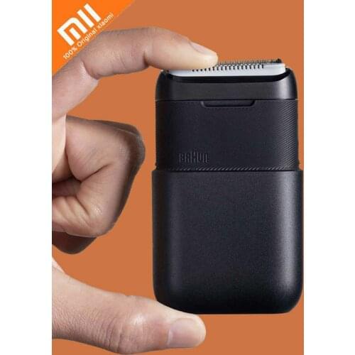 Xiaomi Mijia Braun Electric Razor 2 Blade Shaver USB Rechargeable Smart Mini Wet Shaving Washable Beard Trimmer Mens Travel