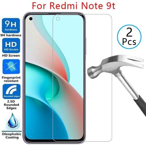 Tempered glass screen protector for xiaomi redmi note 9t case cover on ksiomi note9t not 9 t t9 not9t protective phone coque bag
