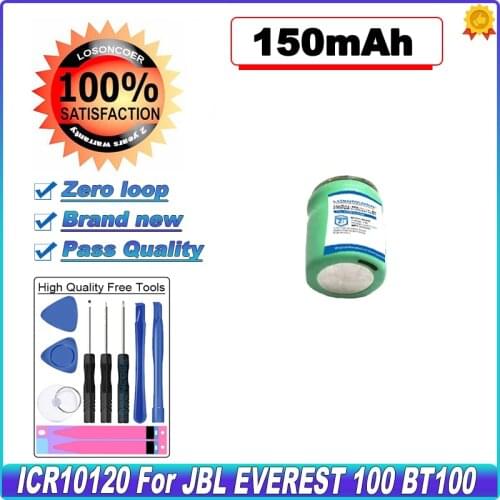 LOSONCOER 150mah ICR10120 W295BT Battery For JBL EVEREST 100 BT100 Wireless Headset