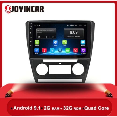 10.1'' Android 9.1 Car Radio Multimedia Video Audio Player Navigation GPS For SKODA Octavia 2 2008-2013 A5 2 Din no DVD
