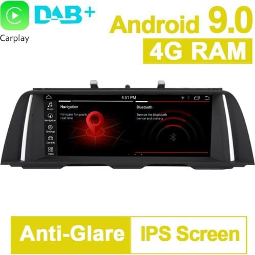 PX6 4G RAM Android 9.0 System Car Multimedia Player For BMW F10 F11 GPS Navi Radio IPS Screen for CIC System 2011 2012 No Tax