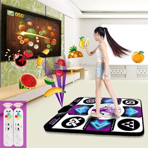 Wireless LED Lamp Single Dancing Mat TV Computer Dual-Purpose High-Definition Somatosensory Game Dancing Machine (No Battery)