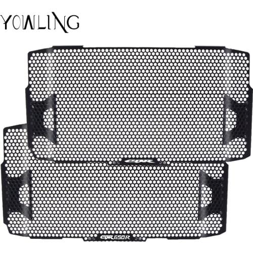 CBR650R Motorcycle Accessories CNC Aluminum Radiator Guard Protector Grille Grill Cover For Honda CBR650R CBR 650R CBR650 R 2019
