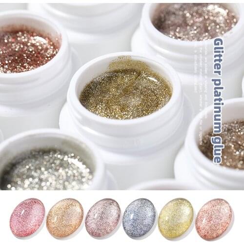 Hybrid varnishes Gel set of glitter nail polish platinum paint nails Art Poly UV Gellak Upper base primer for manicure