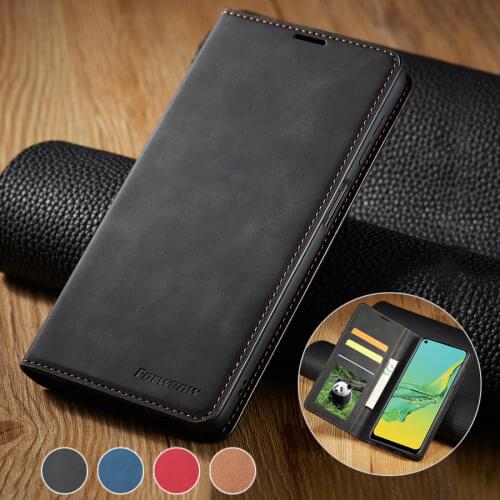 ZZXX Luxury Leather Case For Samsung A52 Flip Wallet Coque For Galaxy A72 A52 5G Cover Cards Strong Magnetic Phone Bags Fundas