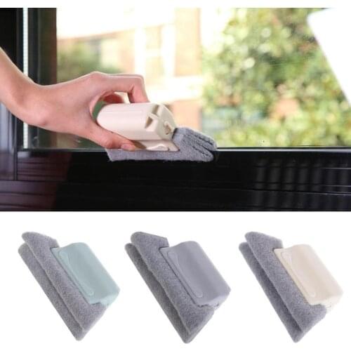 Creative Window Groove Cleaning Cloth Brush Slot Hand-Held Multipurpose Door Gap Keyboard Kitchen Brush Home Tools