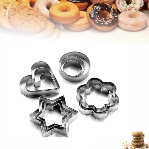 Kitchen Gadgets Cookie Fondant Mould Cutter Stainless Steel Biscuit Cutter Baking Cake Decorating Dessert Tool Kitchen Tools