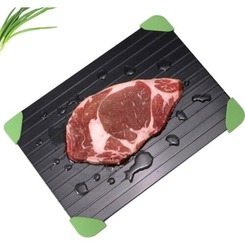 Magic Fast Defrosting Tray Thaw Food Meat Board Defrost Silicone Quick Defrosting Plate Protective Pad Gadget Tool