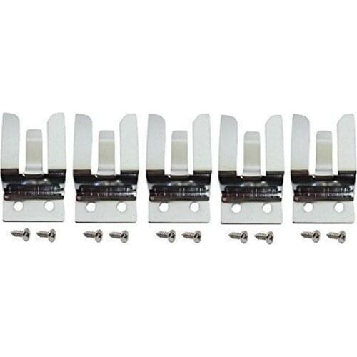 Lot of 5pcs Metal Mic Holder Clip for Workman MH2 CB/10 Meter / Ham Radio Screw In Microphone Speaker Hanger