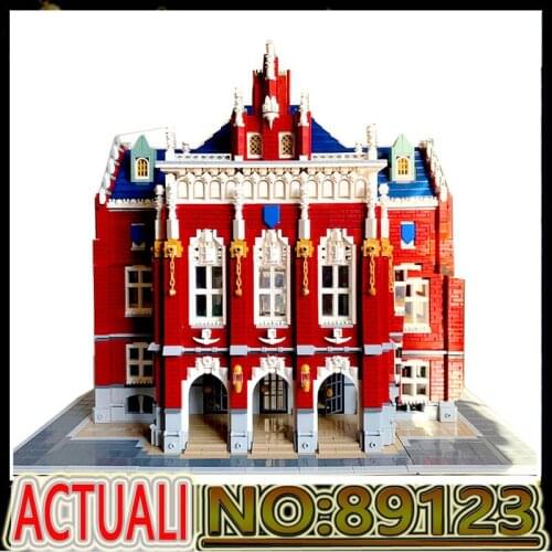 New 6355pcs Creator Expert Ideas Street View The University 89123 Moc Modular Bricks Building Blocks House Model Toys Bookshop