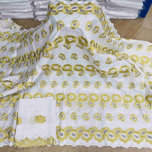 New Arrival African Net Lace Bazin Riche Fabric With Stones Embroidery French Basin Riche Nigerian Material Wedding Party 7Yards