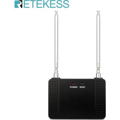 Retekess TD021 500mW RF Wireless Repeater Signal Amplifier Extender With Antenna for Restaurant Pager T117 TD108 Call System