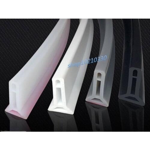 60-200CM Silicone sealing strip Water Barrier Bad Water Stopper Flood Barrier foldable shower threshold dam barrier