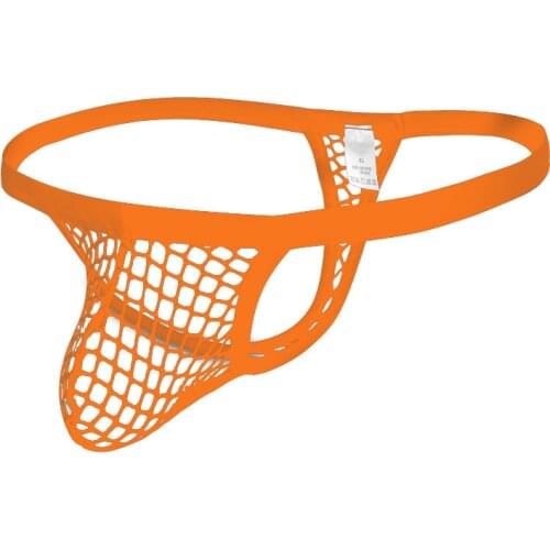 Sexy Men U Convex Mesh Low Rise G-Strings Sexy Thongs Underwear Bulge Mens Micro G-strings Penis Pouch Gay Wear F6