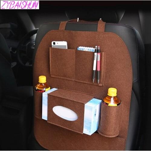 Car Rear Seat Storage Box Multi-pocket Storage Bag for Porsche 911 918/Cayenne/Macan/Macan S/Panamera/Cayman/Carrera/Boxster