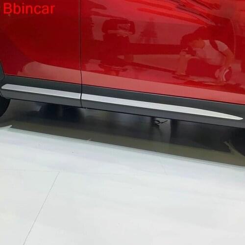 Bbincar For Mitsubishi Eclipse Cross 2018 Exterior Accessories Car Side Door Body Sills Cover Trim Moulding Styling ABS Chrome