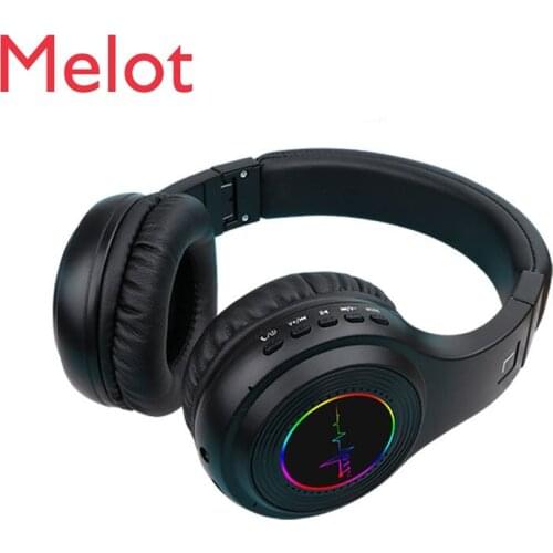 High-End Luxury Headset Bluetooth Headset Microphone Wireless Headset Girl Cute Luminous Game Universal Headset