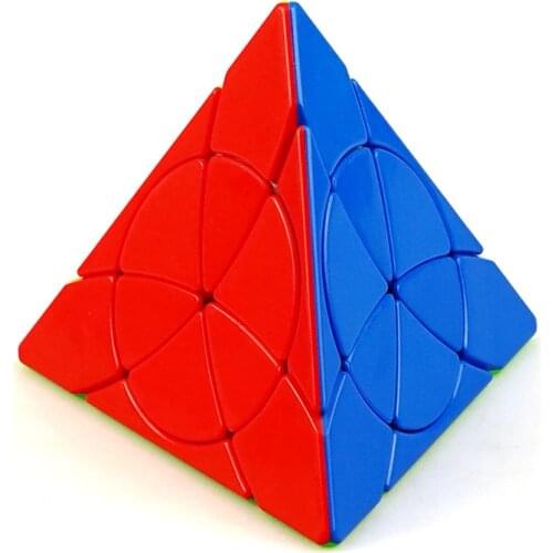 Yongjun Yulong Petal Pyramid Leaf Magic Cube Jinzita Pofessional triangle YJ Neo cubo magico speed Educational Toys for children