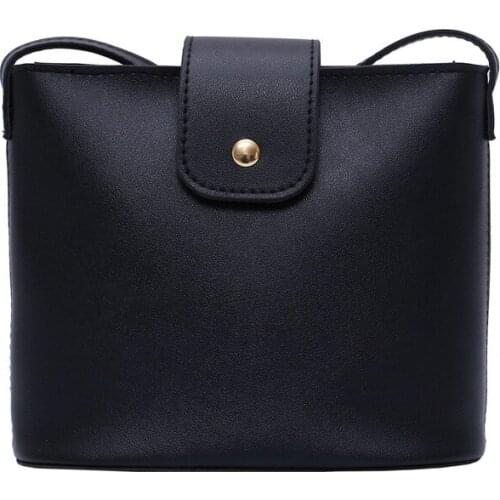 Soft PU Leather Women Shoulder Bag Female Simple All-match Handbags Girls Small Vintage Messenger Crossbody Bag Bolso De Mujer