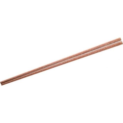 1 Pair Anti-scald Chopsticks Safe Wood Anti-slip Hot Pot Long Chop Sticks for Home Wood Anti-scald Hot Pot Frying Chopsticks