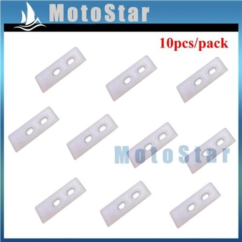 10pcs Top Mounted Rear Swingarm Chain Slider Guard Guide For Pit Dirt Motor Bike CRF KLX SDG SSR Pitster DHZ Thumpstar XR Lifan