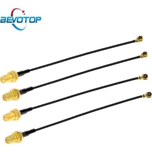 5pcs/lot IPEX Cable uFL/u.FL/IPX/IPEX4 MHF4 Female to SMA Female Antenna RF Cable RG0.81 0.81mm Pigtail Extension Cable