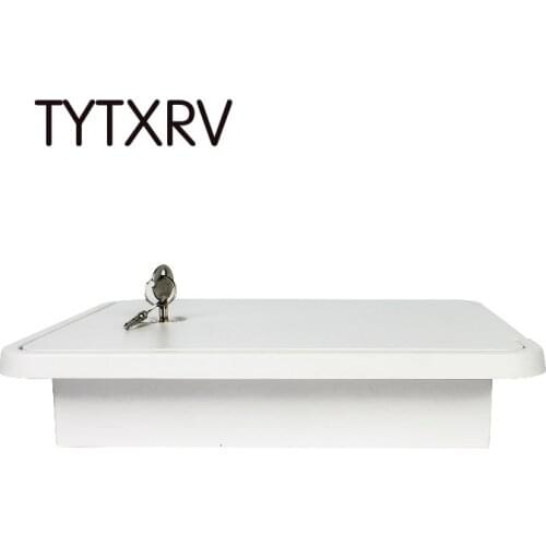 Camper Accessories Boat Motorhome Key Lock Multi-Purpose Cable Hatch White Caravan Accessories