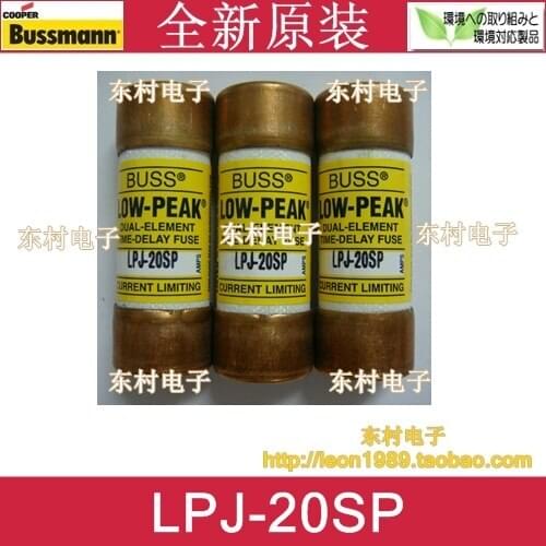 US BUSSMANN LOW-PEAK fuse slow-blow fuses LPJ-20SP 600V 20A