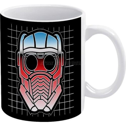 Guardian in Disguise White Mug Ceramic Mug Creative Mug Guardian Galaxy Superhero Raccoon Transform Robot Movie Cool Parody