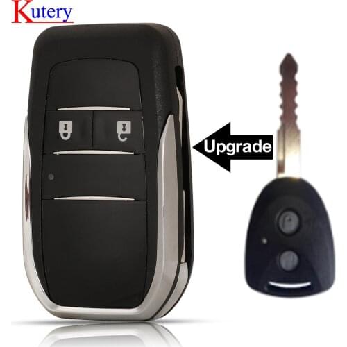 Kutery key case for Toyota Avanza Calya wigo for Daihatsu Xenia Ayla Sigra for Perodua Axia upgrade modified key shell