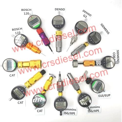 Common Rail Injector control valve stroke measure seat AHE nozzle lift for BOSCH DENSO SIEMENS CAT CUMMINS ISG XPI Injector