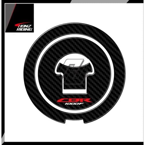 For Honda CBR1000F CBR 1000F 1987-1996 3D Carbon-look Motorcycle Fuel Gas Cap Protector Decals