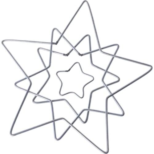 Star Metal Dream Catcher Dreamcatcher Ring Macrame Craft Hoop DIY Accessories