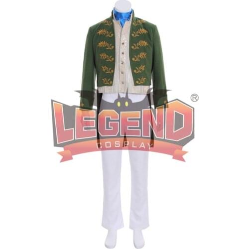 Prince Costume Prince charming costume Outfit custom made green outfit