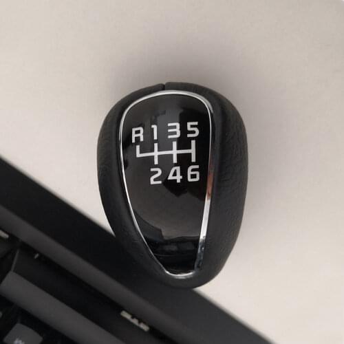 Leather Manual Gear Shift Knob Lever Stick Shifter For Hyundai Creta IX25 For Kia Forte Cerato K3 Ceed 2012 2013 2014 2015 2016