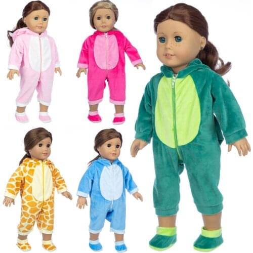 New Warm Pajamas+ Shoes Suit fits for American girl 18" american girl doll alexander doll best gift